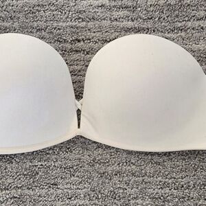 White Strapless Bombshell Bra